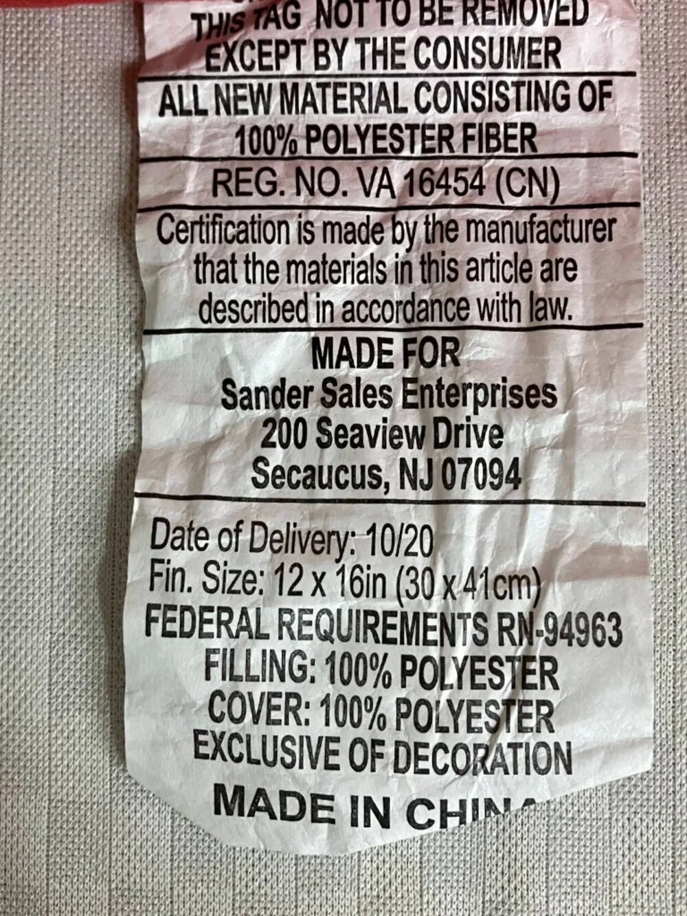 The Unbranded Brand unbranded throw